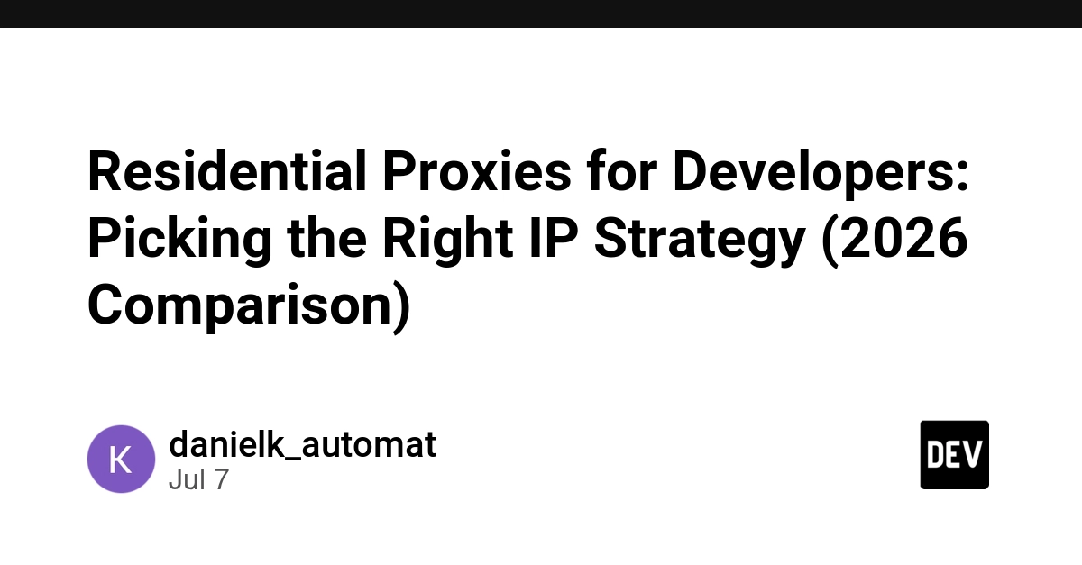 Residential Proxies: Static vs. Rotating for Developers in 2026