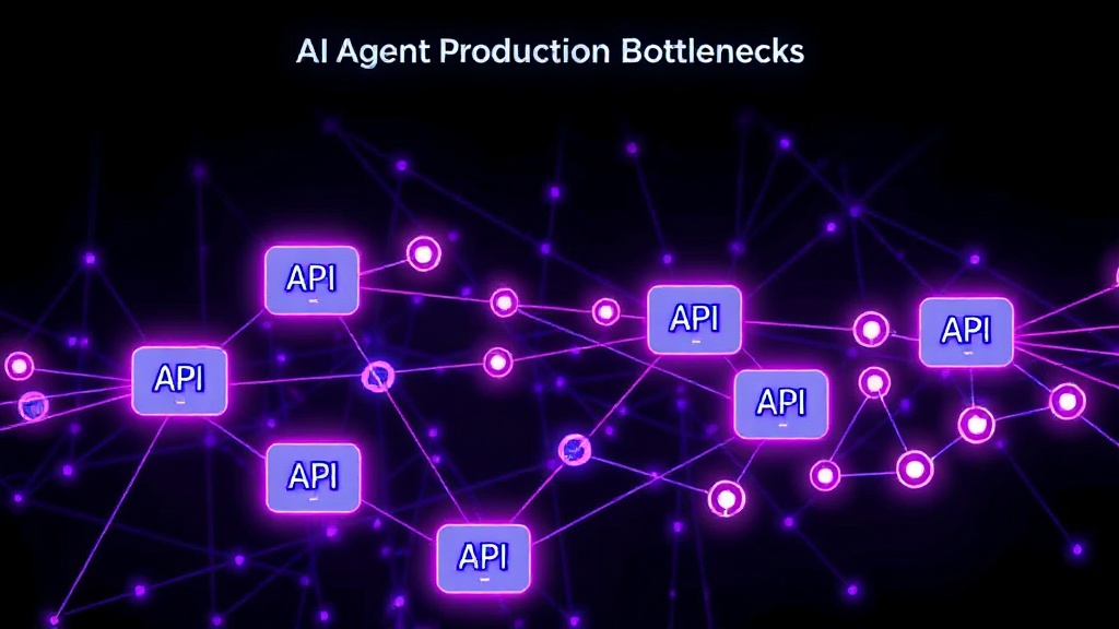 Diagram illustrating a complex AI agent workflow with multiple external API dependencies