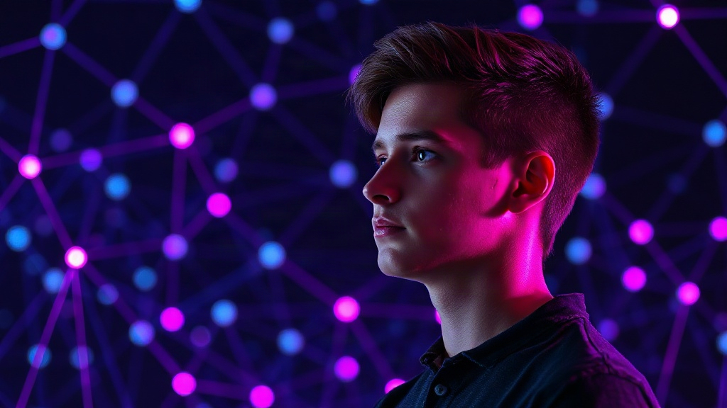 Student contemplating future career paths amidst AI advancements.