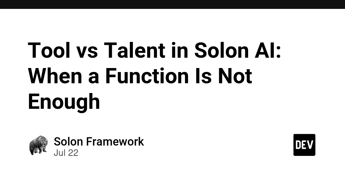 Solon AI's 'Talent' Layer Moves Beyond Simple Function Calls