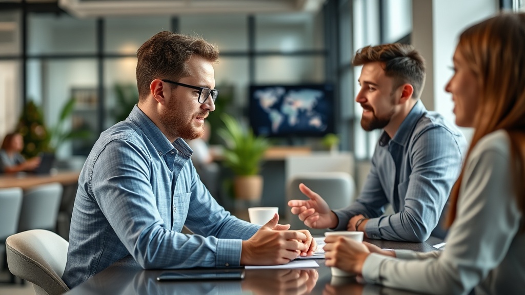 Community manager actively engaging with users in a digital forum about a new product