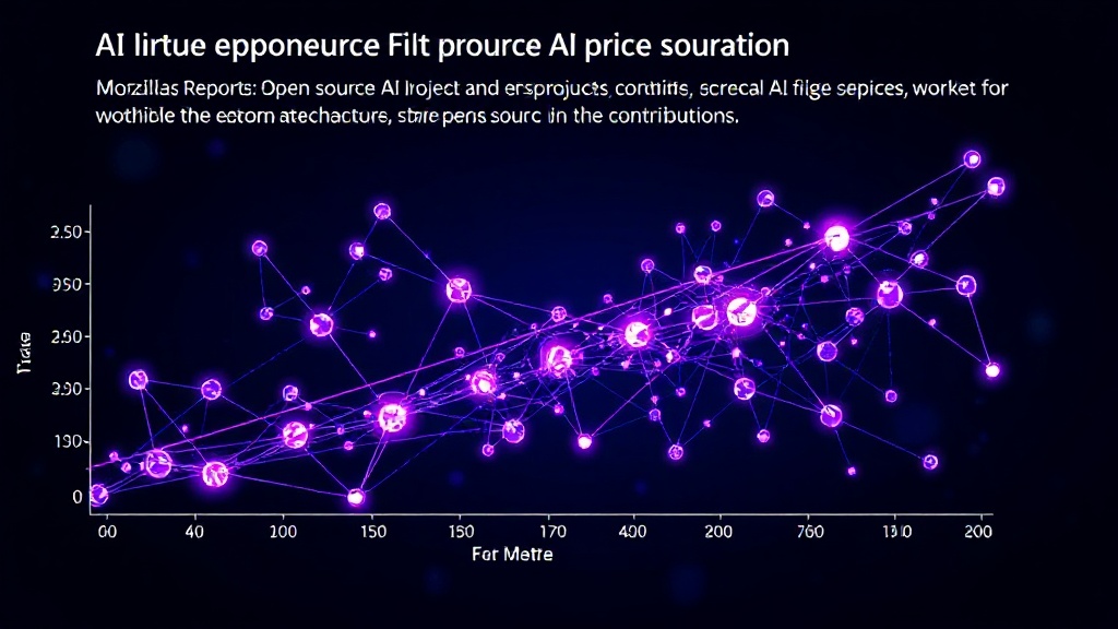 Infographic showing the exponential growth of open-source AI projects and contributions.