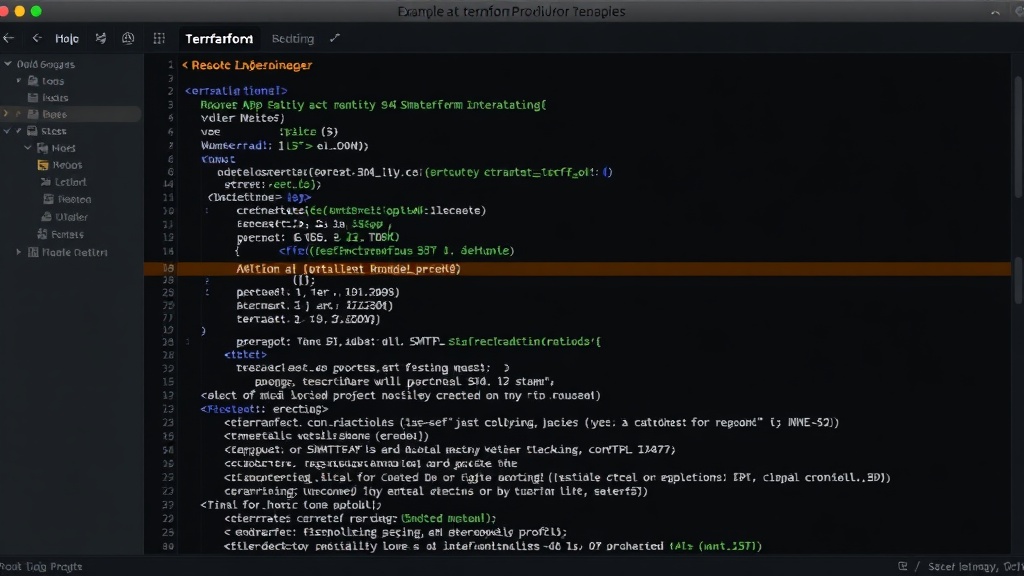 Example of Terraform HCL resource configuration for SMTPfast