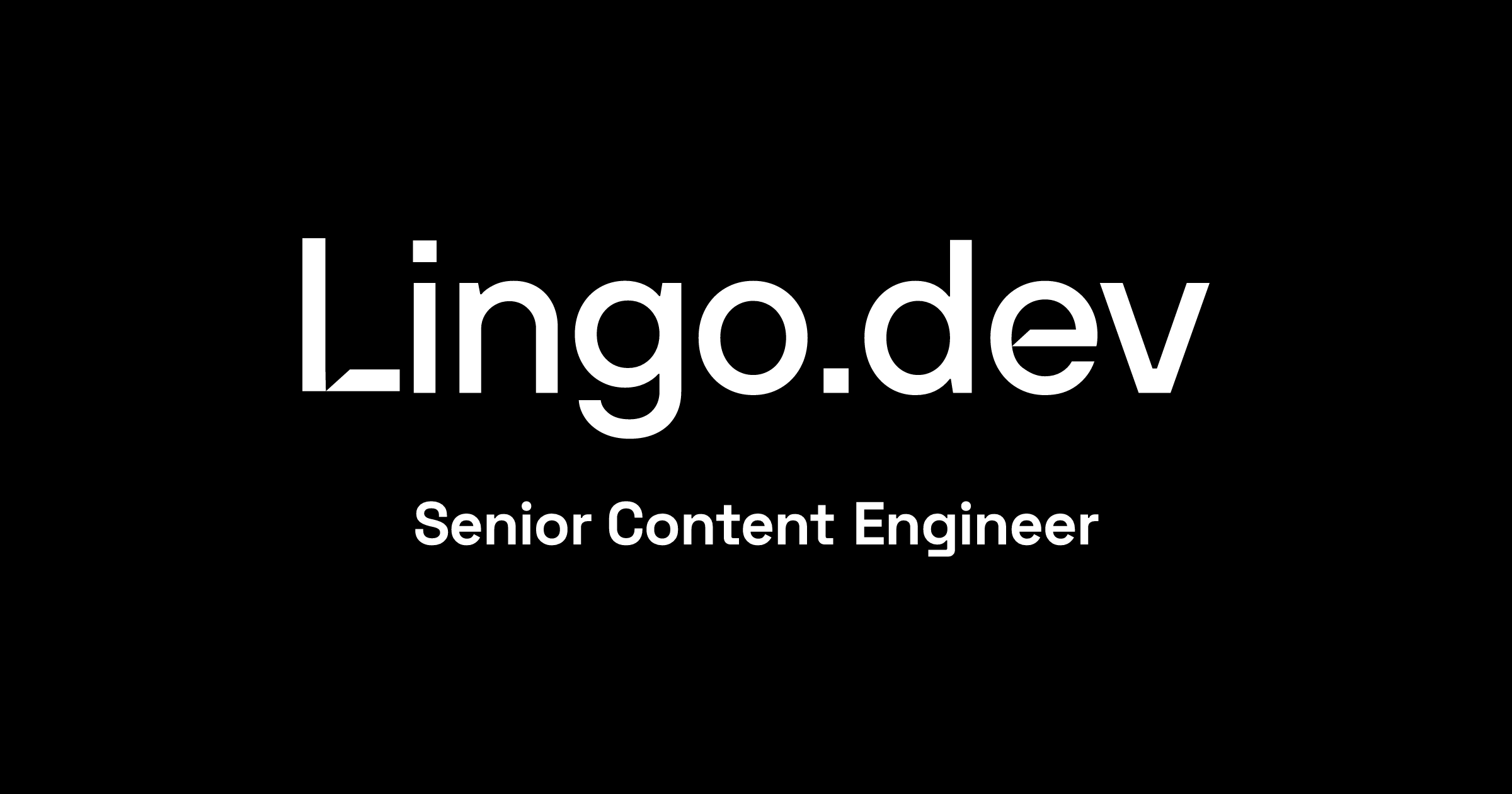 Lingo.dev Seeks Senior Content Engineer for Global Remote Role