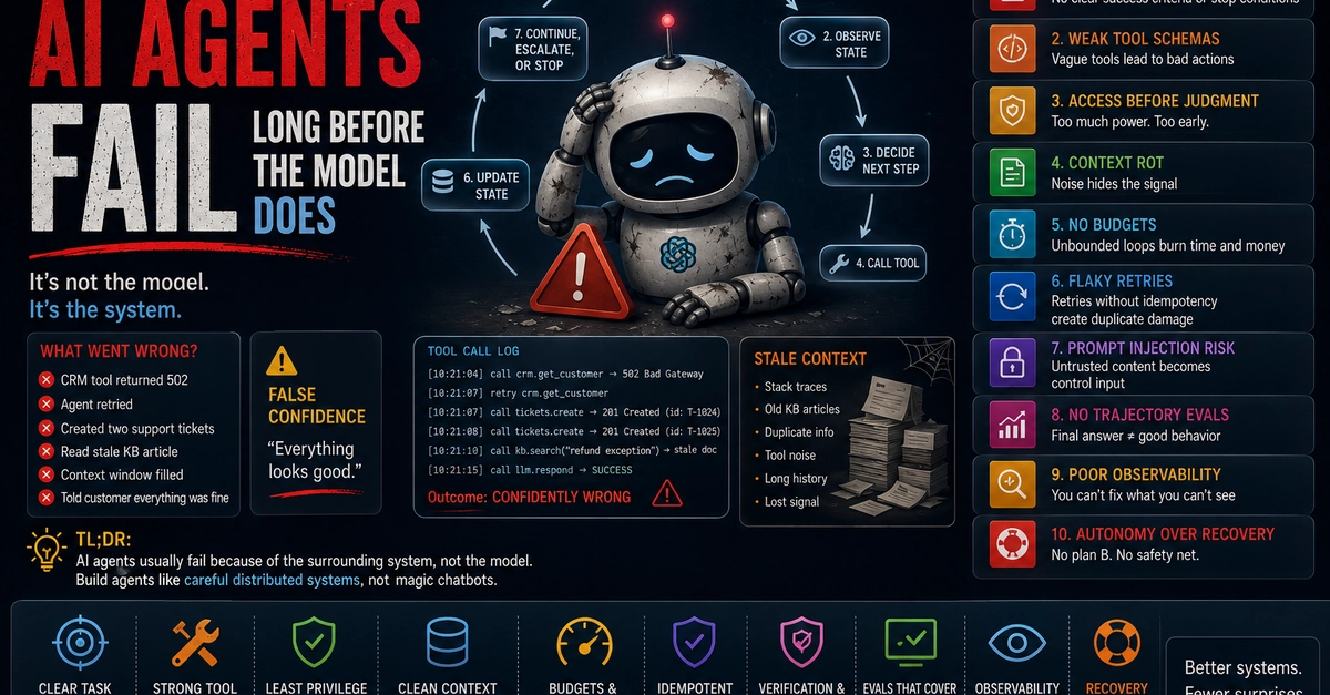 AI Agents Fail Due to System Flaws, Not Model Weakness