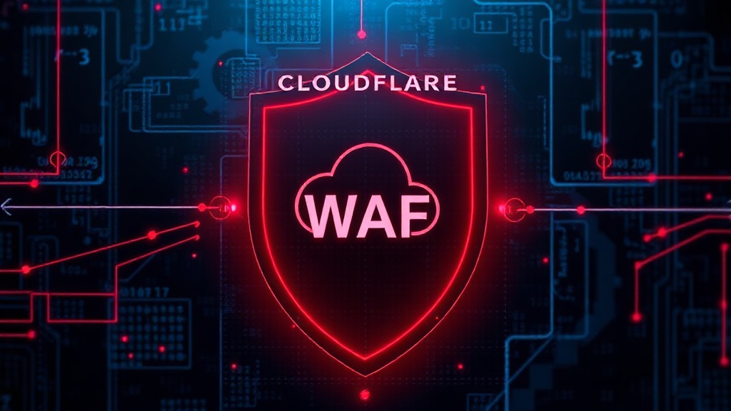 Diagram illustrating Cloudflare's WAF blocking AI bot traffic before it hits application logs