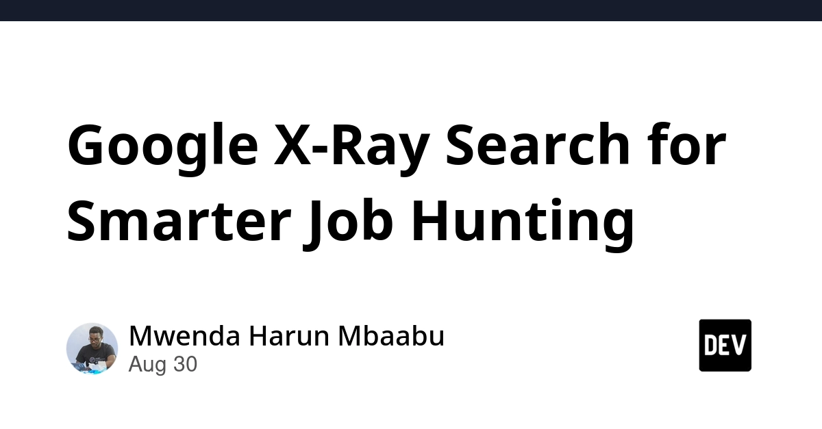 Google X-Ray Search: A Power Tool for Targeted Tech Job Hunting