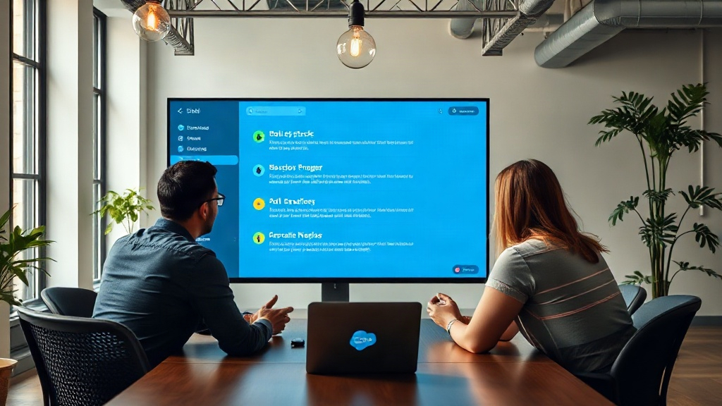 Mockup of an AI-powered Slack interface with proactive suggestions