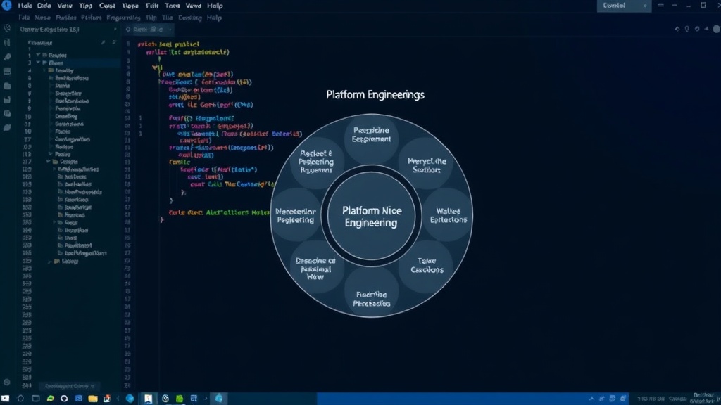 Diagram illustrating the core principles of Platform Engineering