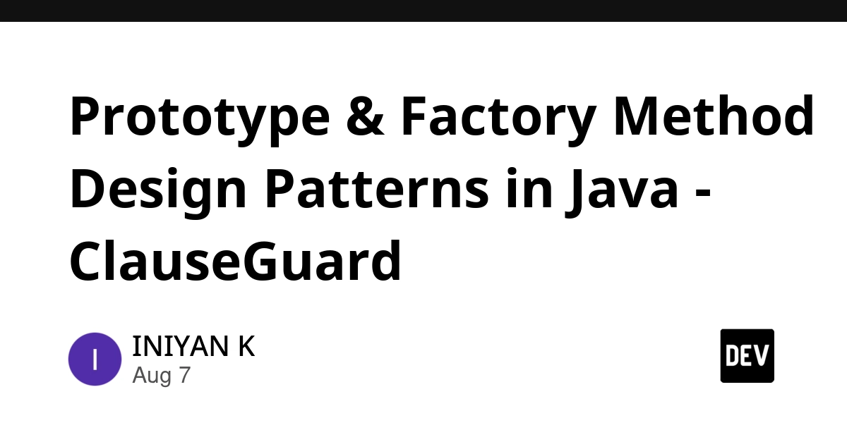 ClauseGuard Uses Prototype & Factory Method Patterns for Contract Parsing