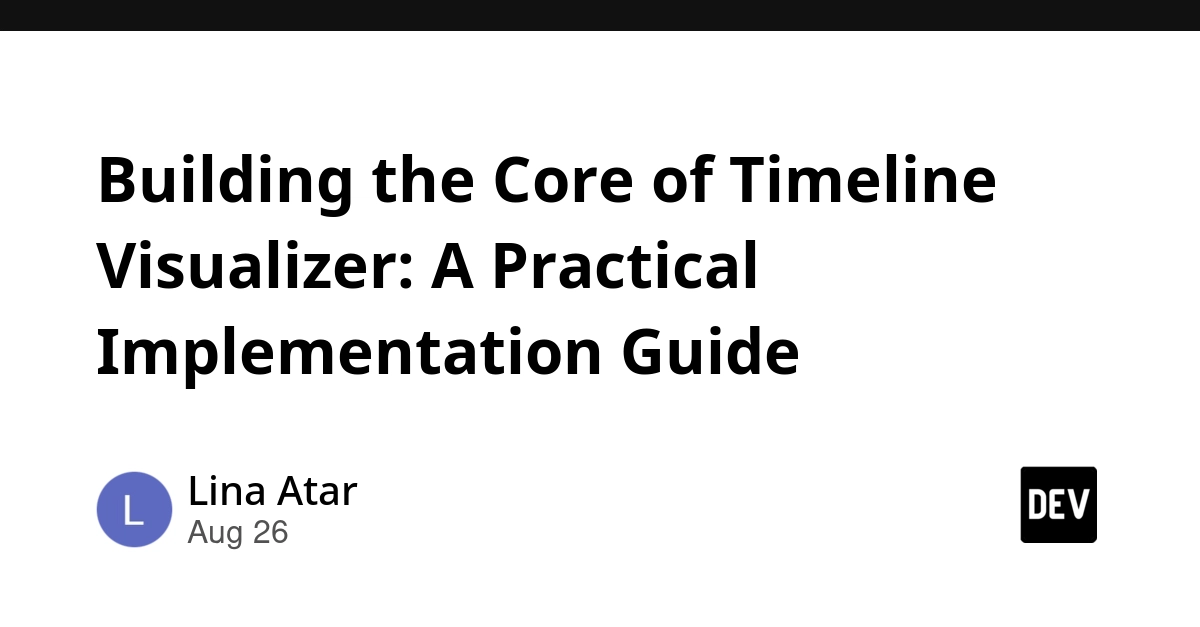 Timeline Visualizer: Building a Dependable Local Pipeline