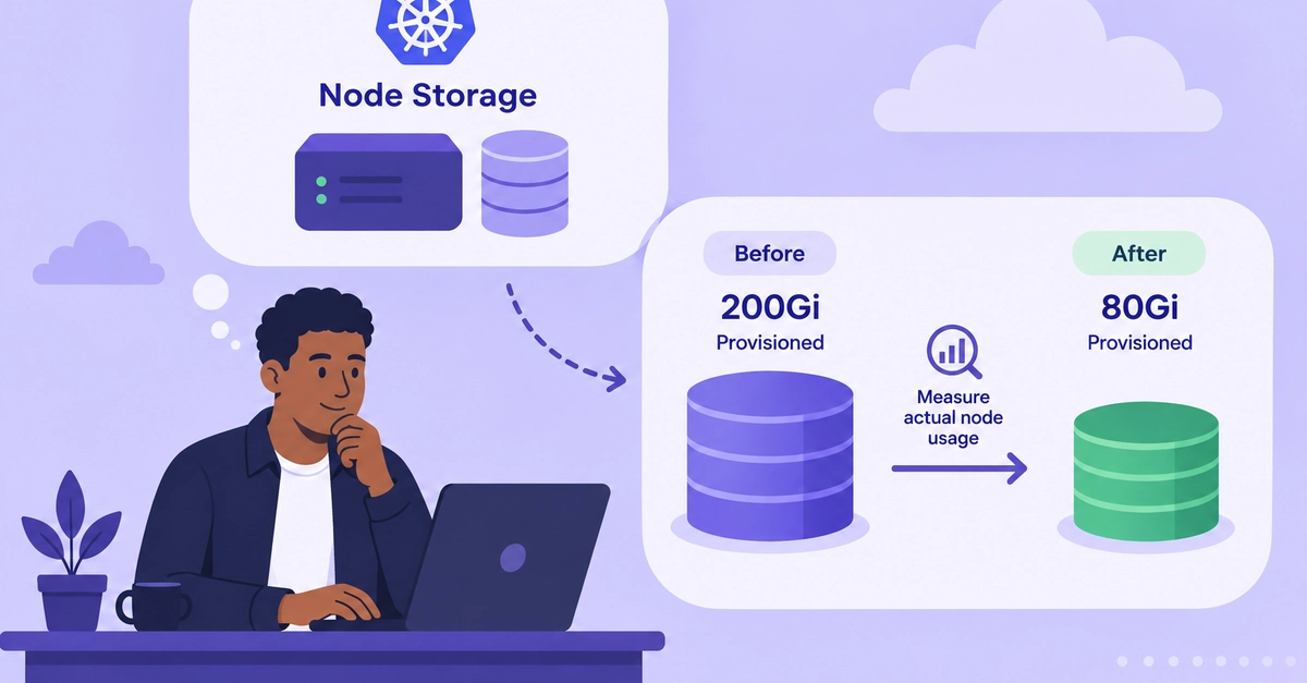 Kubernetes Node Storage: 200Gi Too Much for Some EKS Workloads