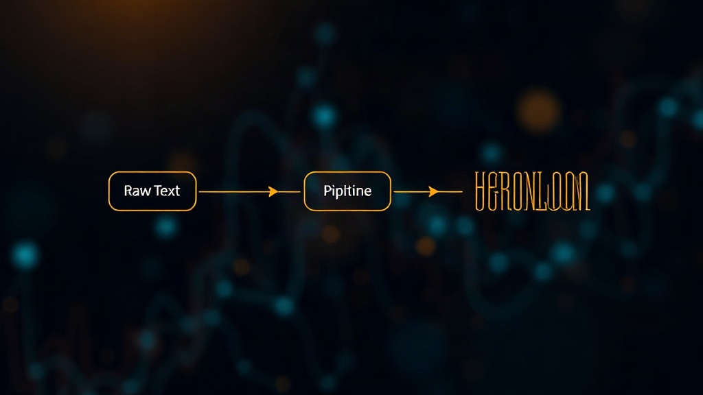 Diagram illustrating HeronLoom's pipeline from raw text input to narrative analysis output