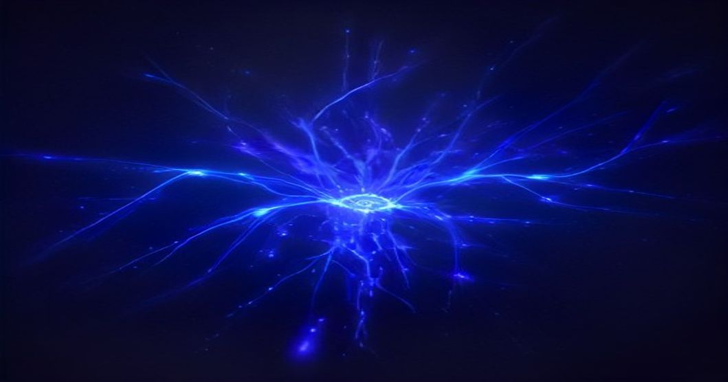 An abstract visualization of multiple branching future timelines being explored by AI