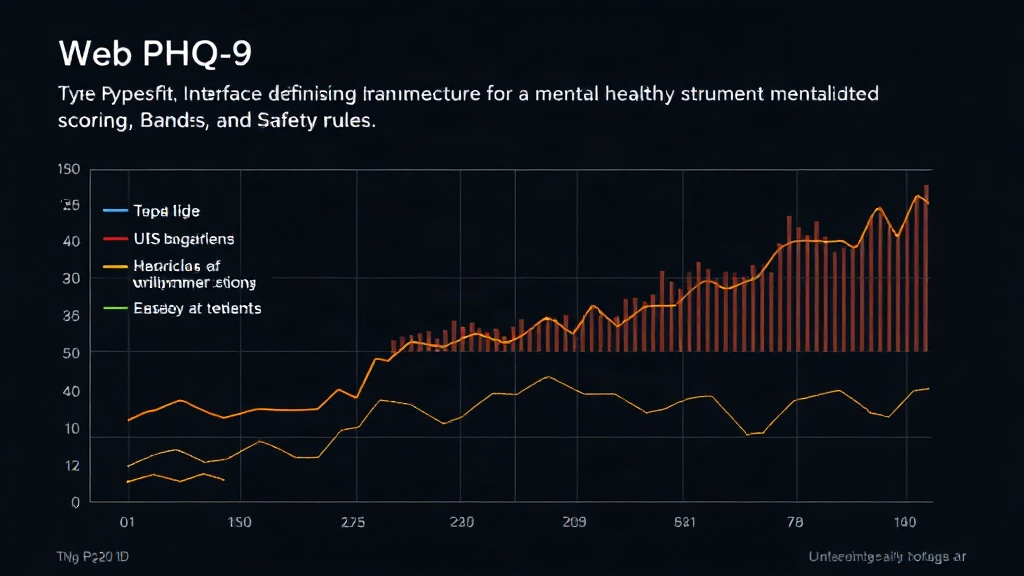 TypeScript interface defining the structure for a mental health assessment instrument