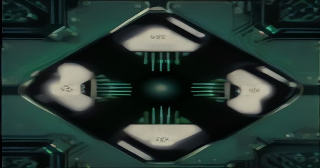 Chiplab interface showing firmware code and virtual chip simulation controls