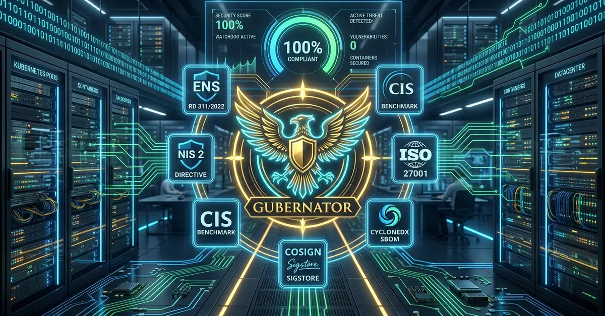Gubernator Integrates ENS, NIS 2, CIS, ISO 27001 Compliance into Container Orchestration