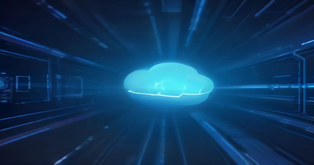 Diagram showing data flow from internal documents to an unapproved cloud AI service