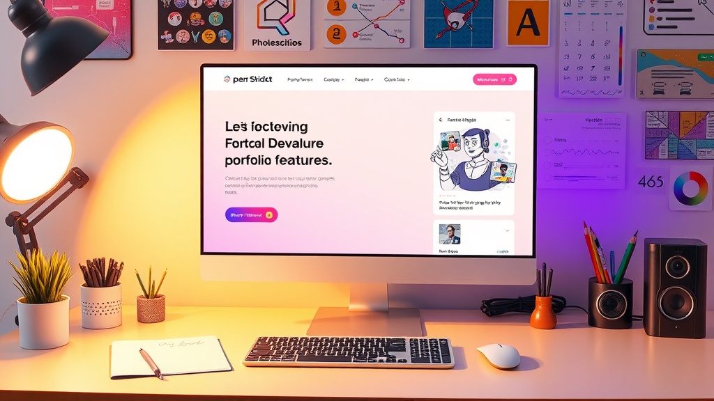 Developer's portfolio website interface showcasing the new AI chatbot feature.