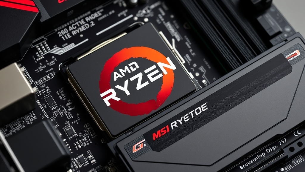 AMD Ryzen 7 7700X3D processor alongside MSI Pro X870-P motherboard and G.Skill Ripjaws DDR5 RAM modules.