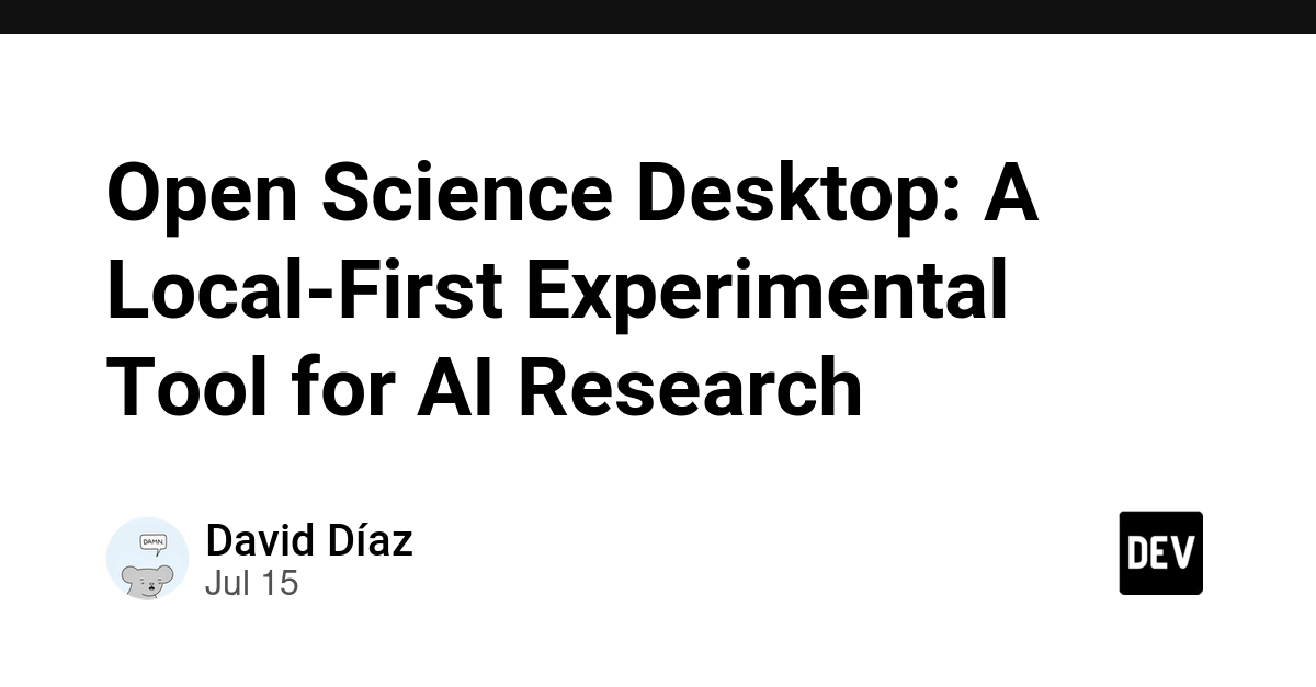 Open Science Desktop Launches as Local-First AI Research Workbench