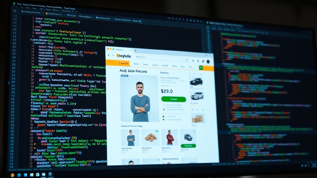 E-commerce product page with slow loading hero image impacting LCP