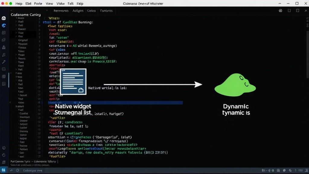Illustrative diagram showing Codename One's abstraction layer for native widget and dynamic island features
