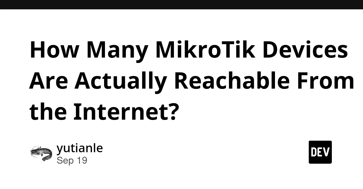 1.5 Million MikroTik Devices Exposed to Critical SSH Flaw