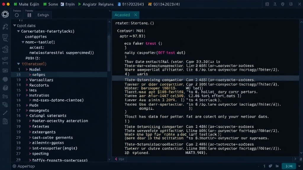 Example of eco-faker instantiation and data generation in a terminal