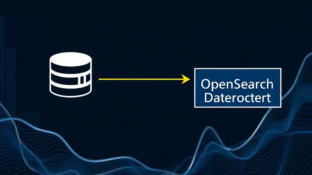 Workflow showing data flow from PostgreSQL to OpenSearch with sync