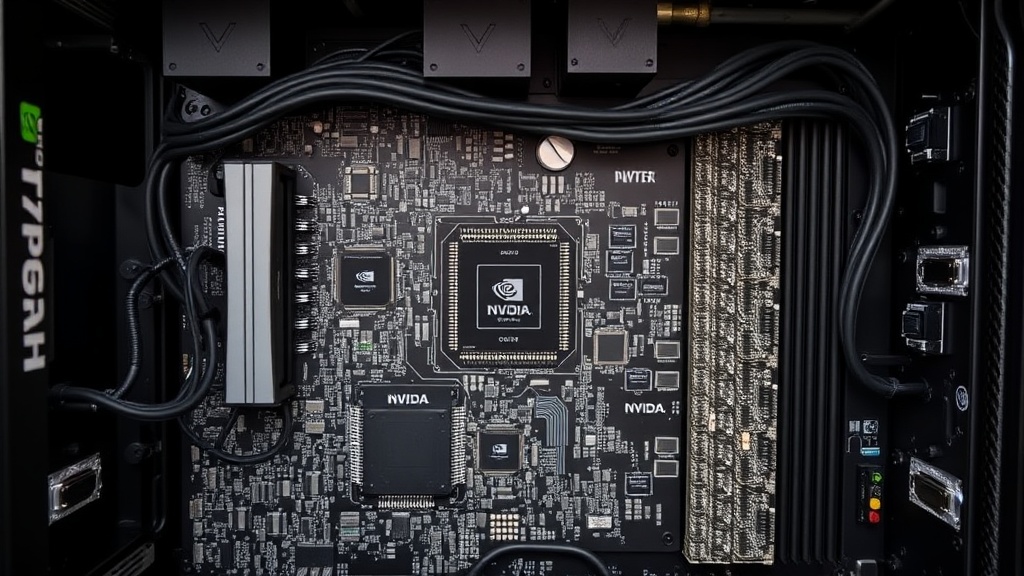 Nvidia Vera Rubin NVL72 chassis showing dense GPU configuration.