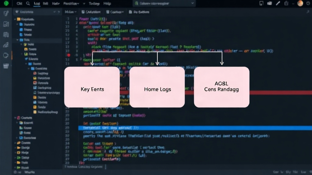 Diagram showing the flow of three key events for request lifecycle monitoring