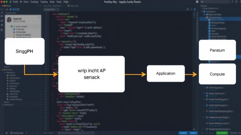 Diagram illustrating the traditional Sinch API callback flow with separate application compute