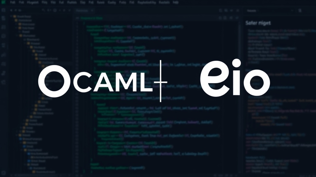 OCaml logo alongside Eio library branding