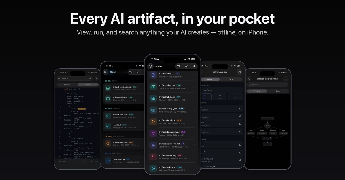 AI Output Lost in Chat? New iPhone App AIpine Offers a Solution