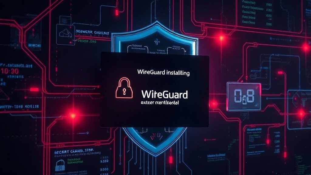 Screenshot of a deceptive WireGuard installation prompt designed by attackers