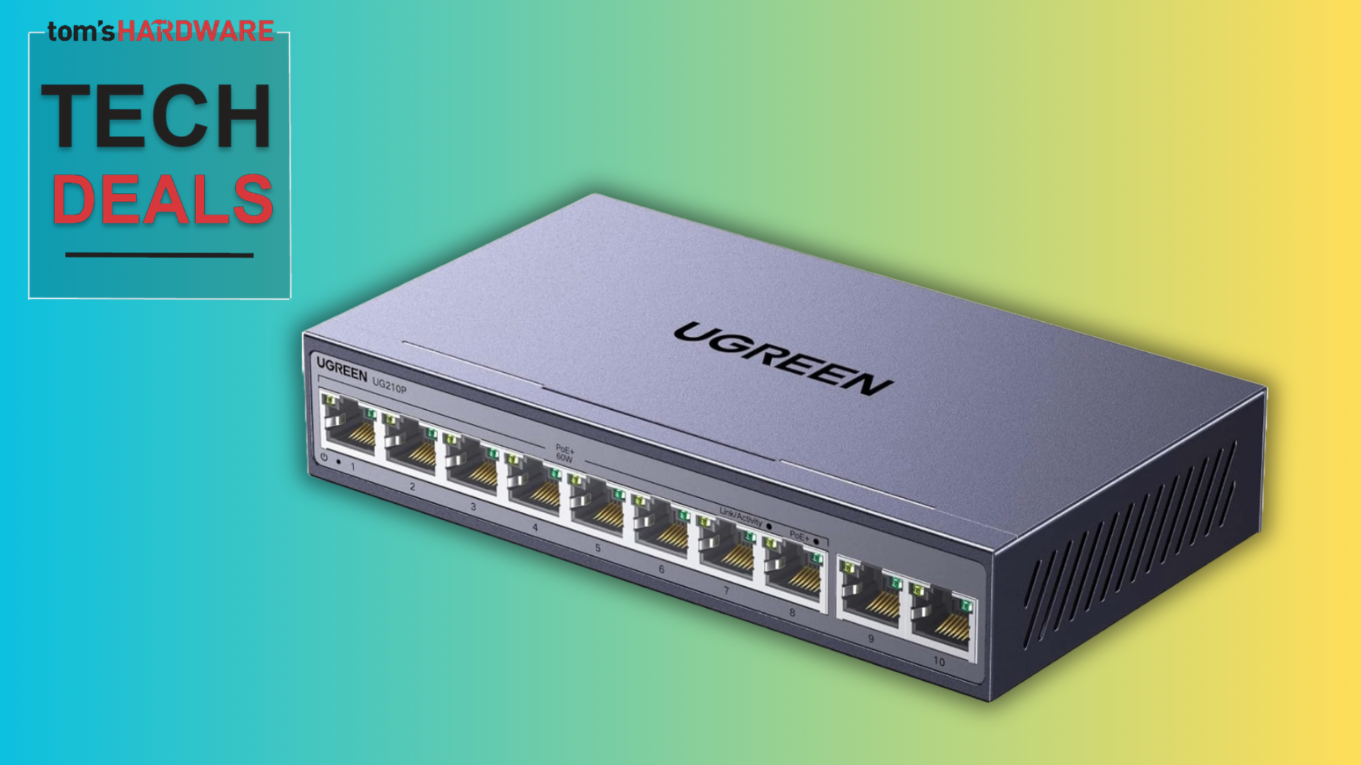 Ugreen 10-Port PoE+ Switch Hits Record Low: $38 for 60W Gigabit Power
