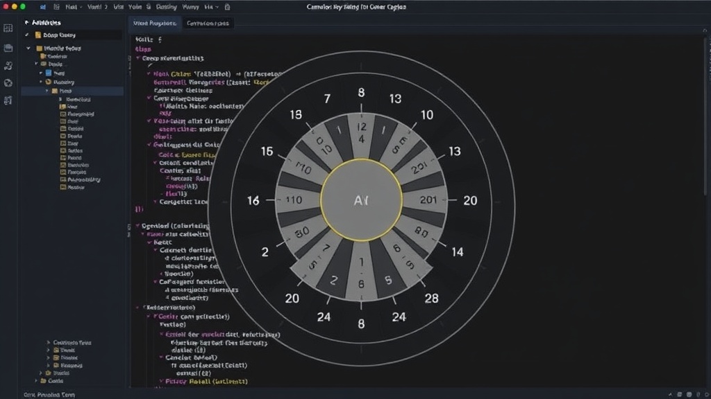 Visual representation of the Camelot Wheel with numbered keys and A/B designations