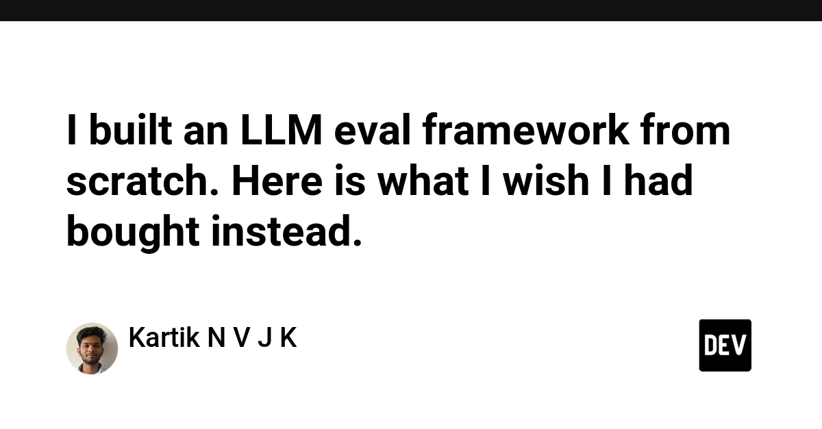 LLM Eval Frameworks: Build the Rubric, Buy the Runner