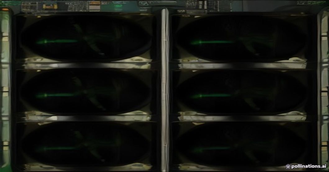 Twelve NVIDIA RTX 3070 graphics cards laid out for inspection after discovery.
