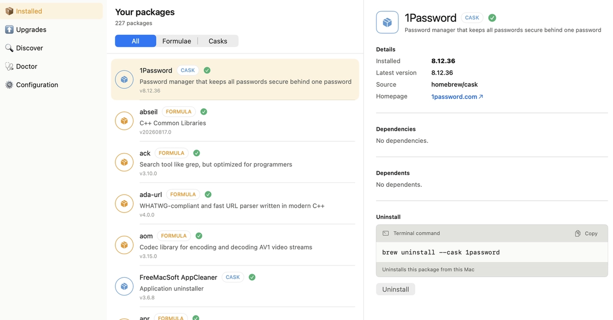 Homebrew Gets Official macOS GUI: Introducing BrewUI