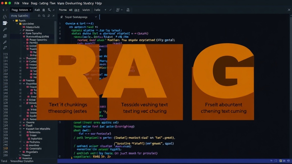 Visual representation of different text chunking strategies for RAG systems