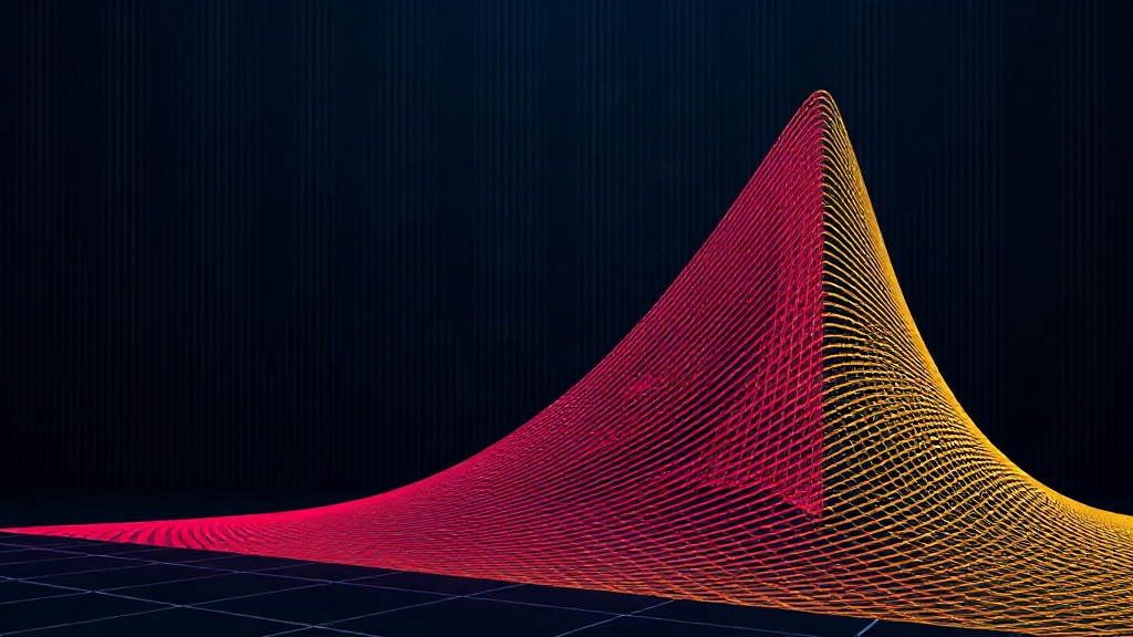 Visual representation of a convex function with gradient descent steps towards the minimum