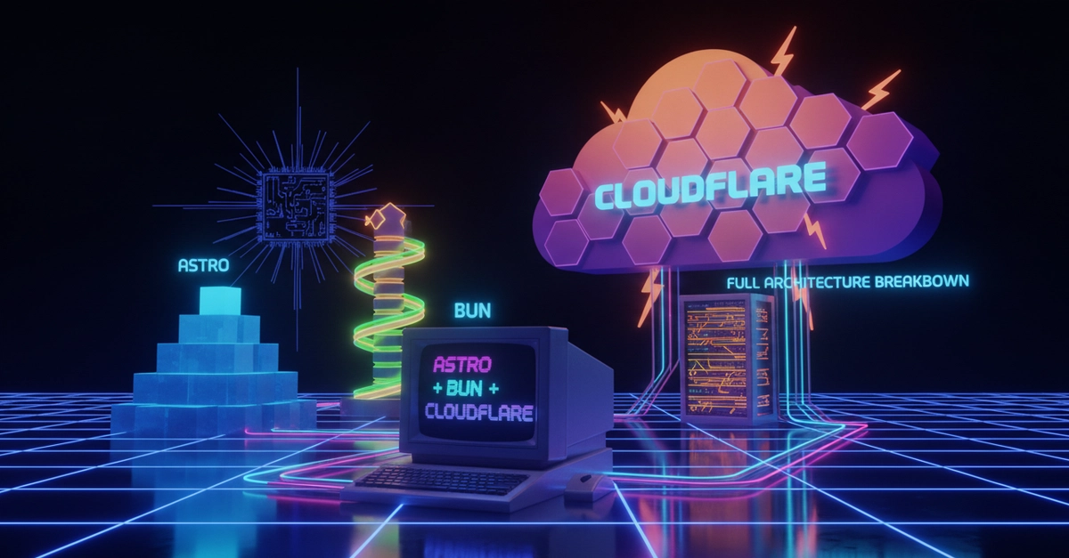 Astro, Bun, Cloudflare Power Personal Site Overhaul