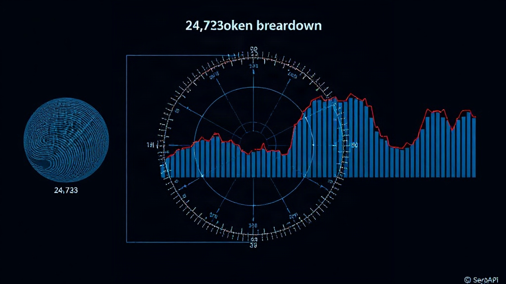 Diagram illustrating the token breakdown of a 24,723-token search result
