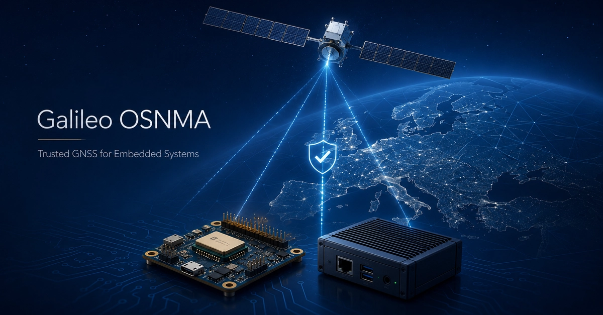 Galileo OSNMA and HAS: Europe's GNSS for Embedded Systems