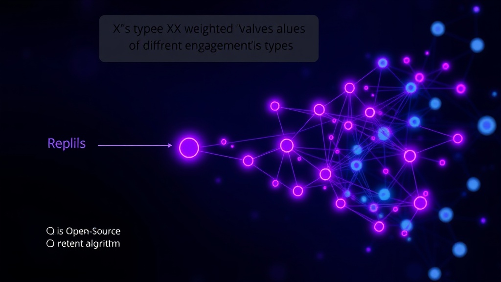 Diagram illustrating the weighted values of different engagement types on X
