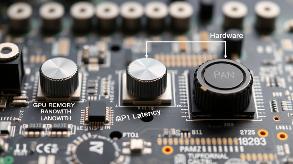 Diagram illustrating the proposed hardware knobs controlling GPU memory capacity, bandwidth, and latency.