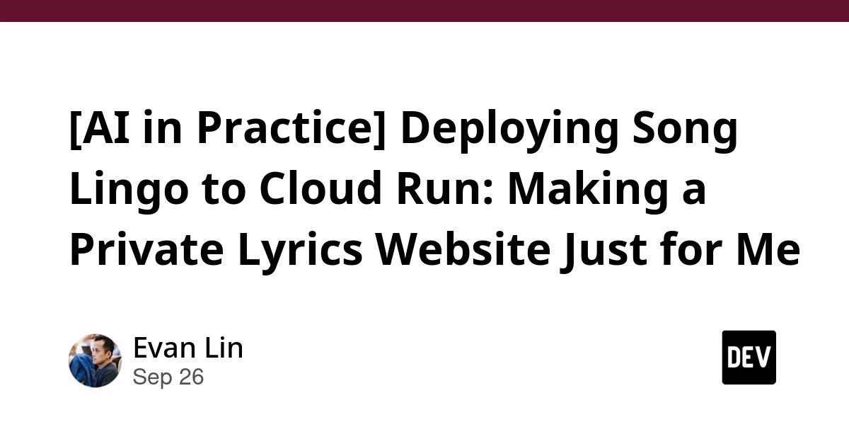 Song Lingo Moves from Local Dev to Cloud Run for Mobile Access