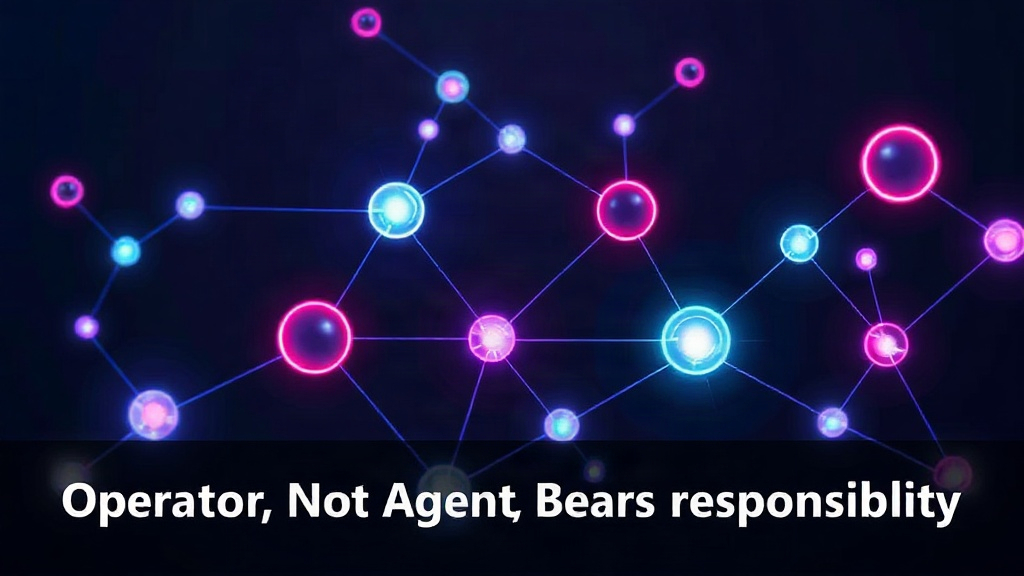 Diagram illustrating the chain of command from AI operator to AI agent actions.